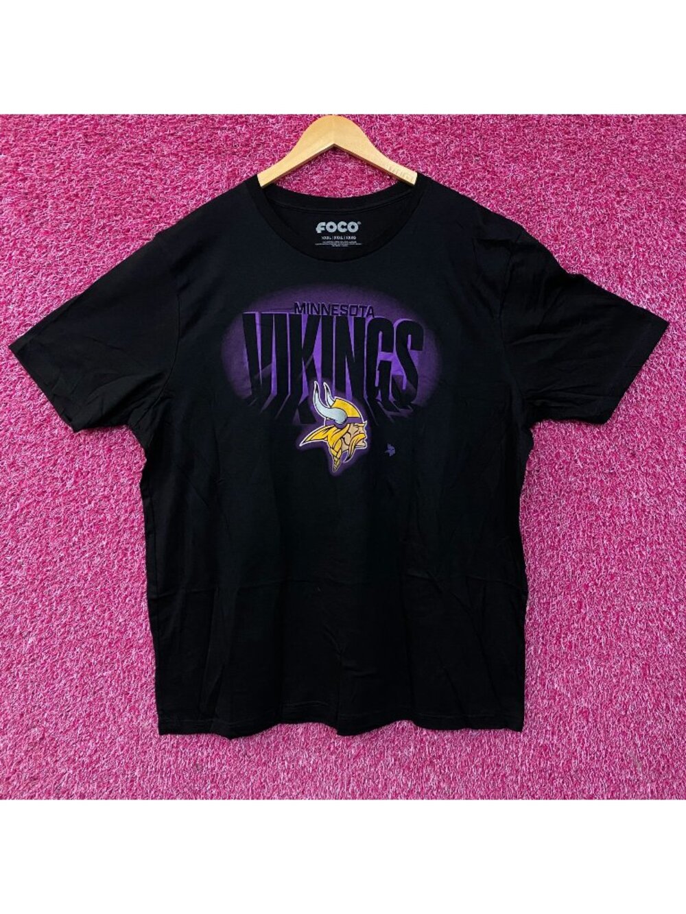 FOCO Minnesota Vikings Logo Graphic T-Shirt 3XL